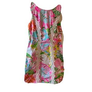 Lilly Pulitzer Nosey Posey Floral Shift Dress XS 20th anniversary target Size 2